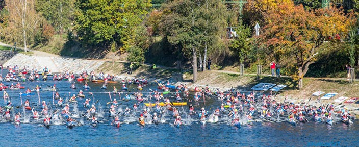24. ročník Krumlovský vodácký maraton se Slavia pojišťovnou